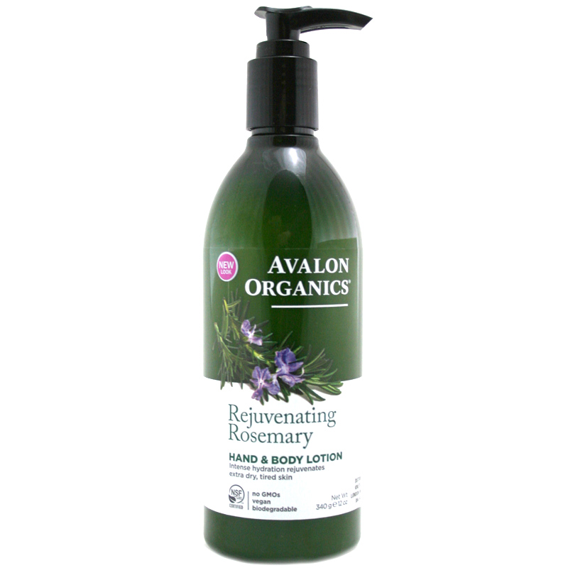 Avalon Organics Rejuvenating Rosemary Hand & Body Lotion 340g eBay