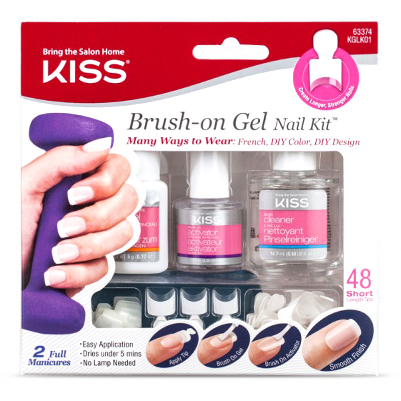 Kiss Brush-on Gel Nail Kit | eBay