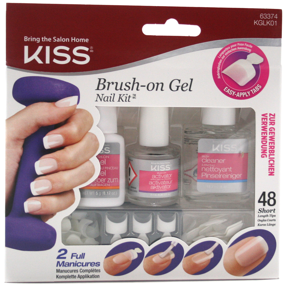 Brush On Gel Nail Kit From Kiss Wwsm